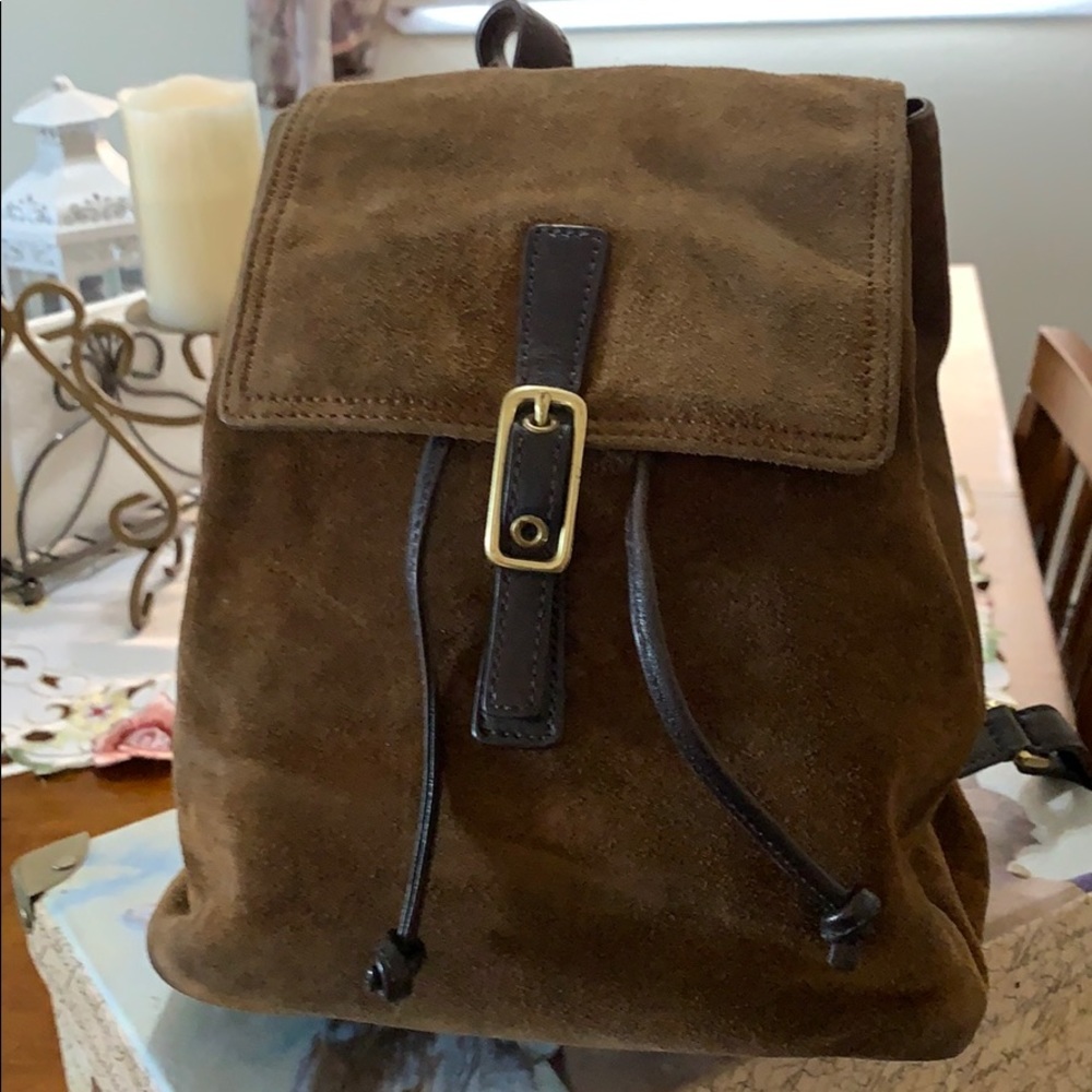 ✨GORGEOUS✨ Suede Coach Backpack ✨!! - Picture 2 of 8